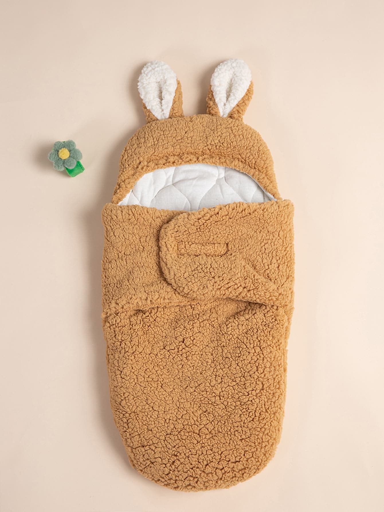 BEDONG BAYI INSTAN BULU KARAKTER KELINCI HANGAT DAN TEBAL USIA 0 SAMPAI 6 BULAN