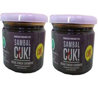 Sambal Cuk - Paket Sambel Rujak Cingur 135gr - 2 botol