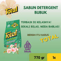 Sabun Detergent Bubuk Total Harum Lemon Softener 770gr