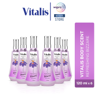 [Paket isi 6] Vitalis Body Scent Refreshing Bizarre Parfum Wanita 120ml