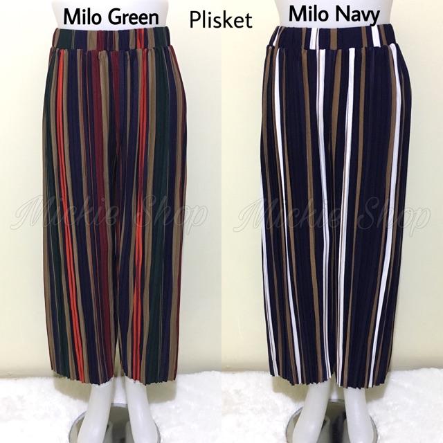 TERLARIS!!! Celana Kulot Salur Plisket | Stripe Cullote Premium Import | Kulot Zara | Norway Pants | Garis Wide Januari 2019 - 4 TERLARIS!!! Celana Kulot Salur Plisket | Stripe Cullote Premium Import | Kulot Zara | Norway Pants | Garis Wide - 4
