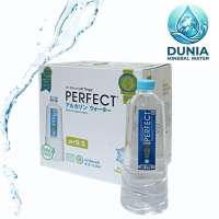 Perfect 1000ml PET Alkaline Mineral Water [ Dus isi 6 Botol Plastik ]