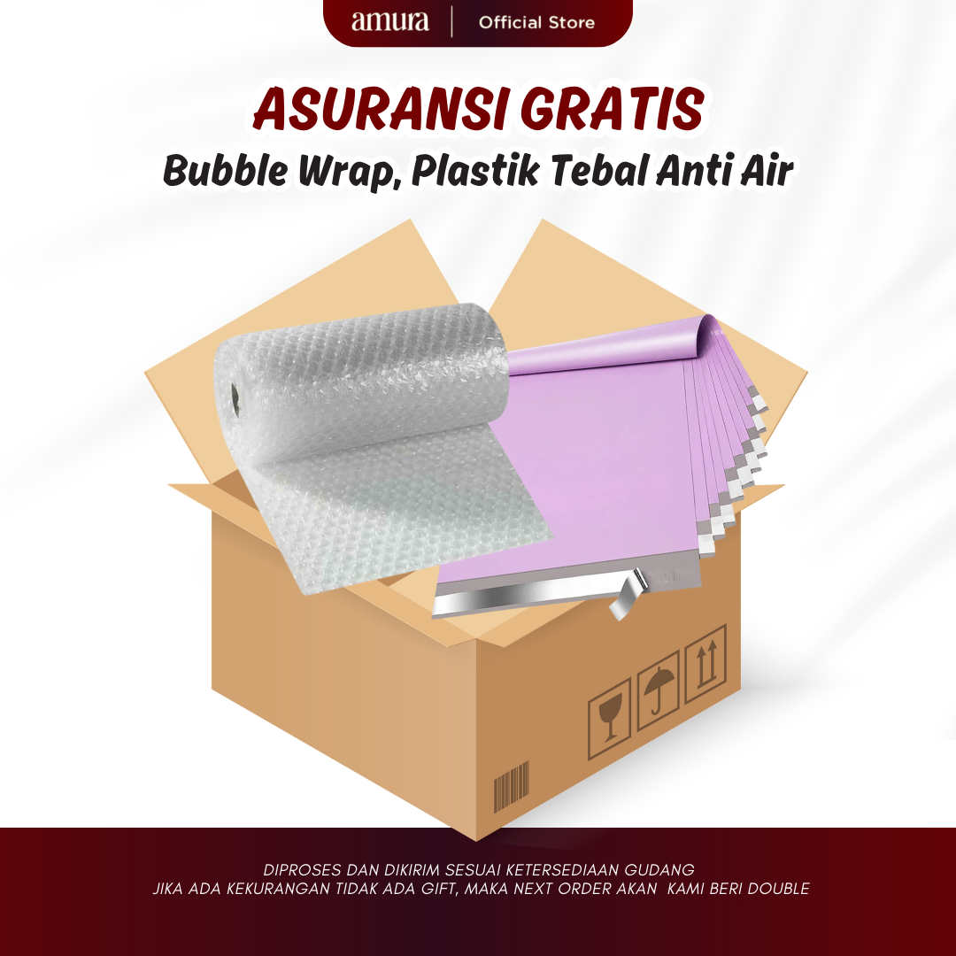 Gratis Asuransi !! Extra Bubble Wrap & Plastik Packing Aman Anti Bocor