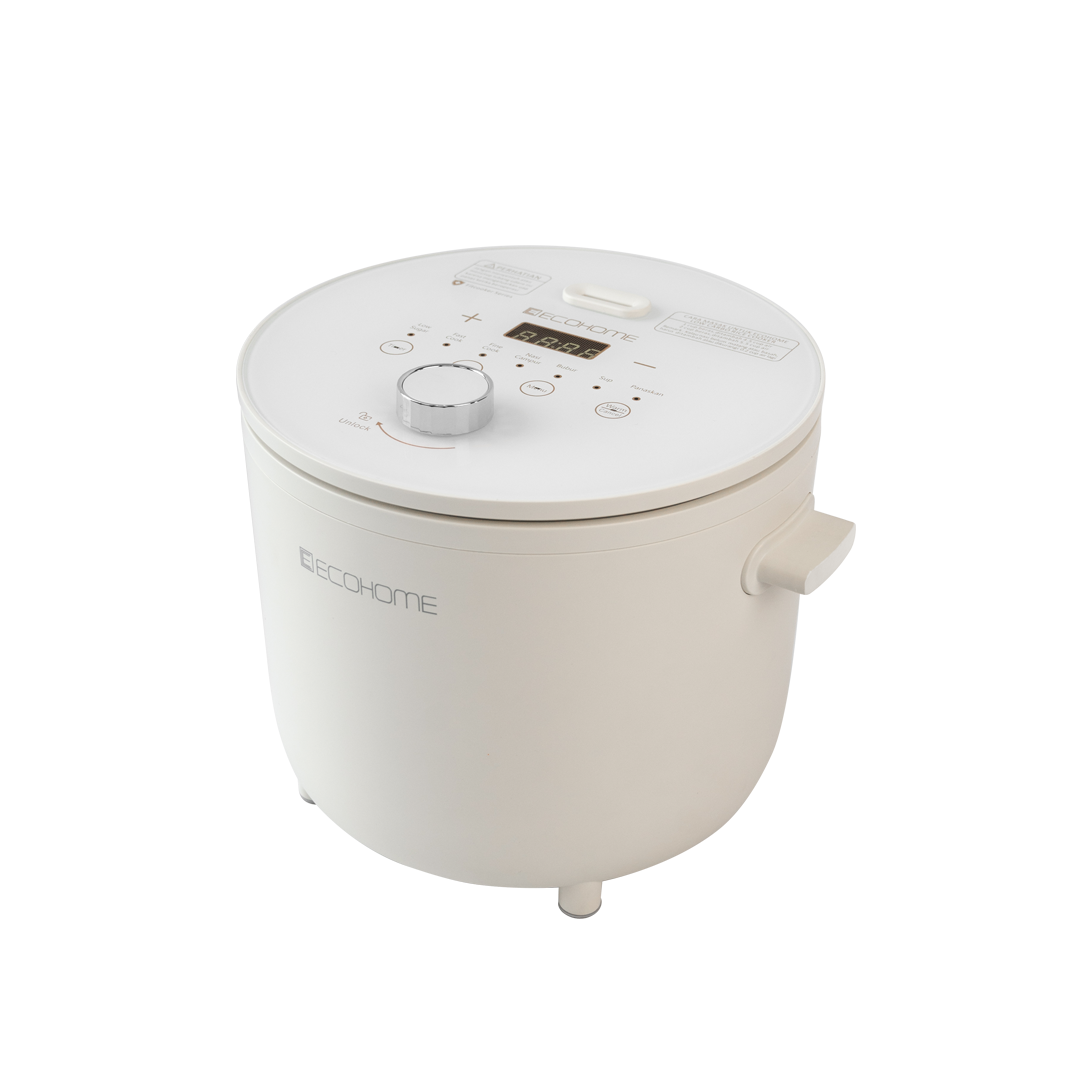 ECOHOME Rice Cooker Low Carbo ELS777 Rendah Gula with 0.8L Penanak Nasi & Menghangatkan Low Watt