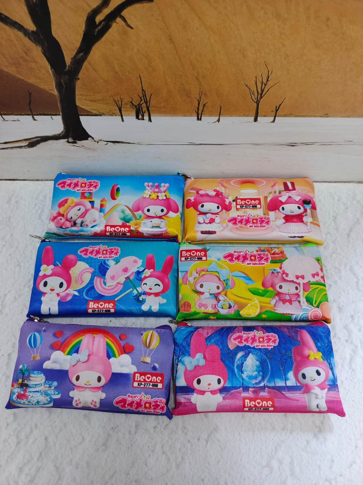 Kotak Pensil Kain SLETING SANRIO KUROMI MELODY CINNAMOROLL