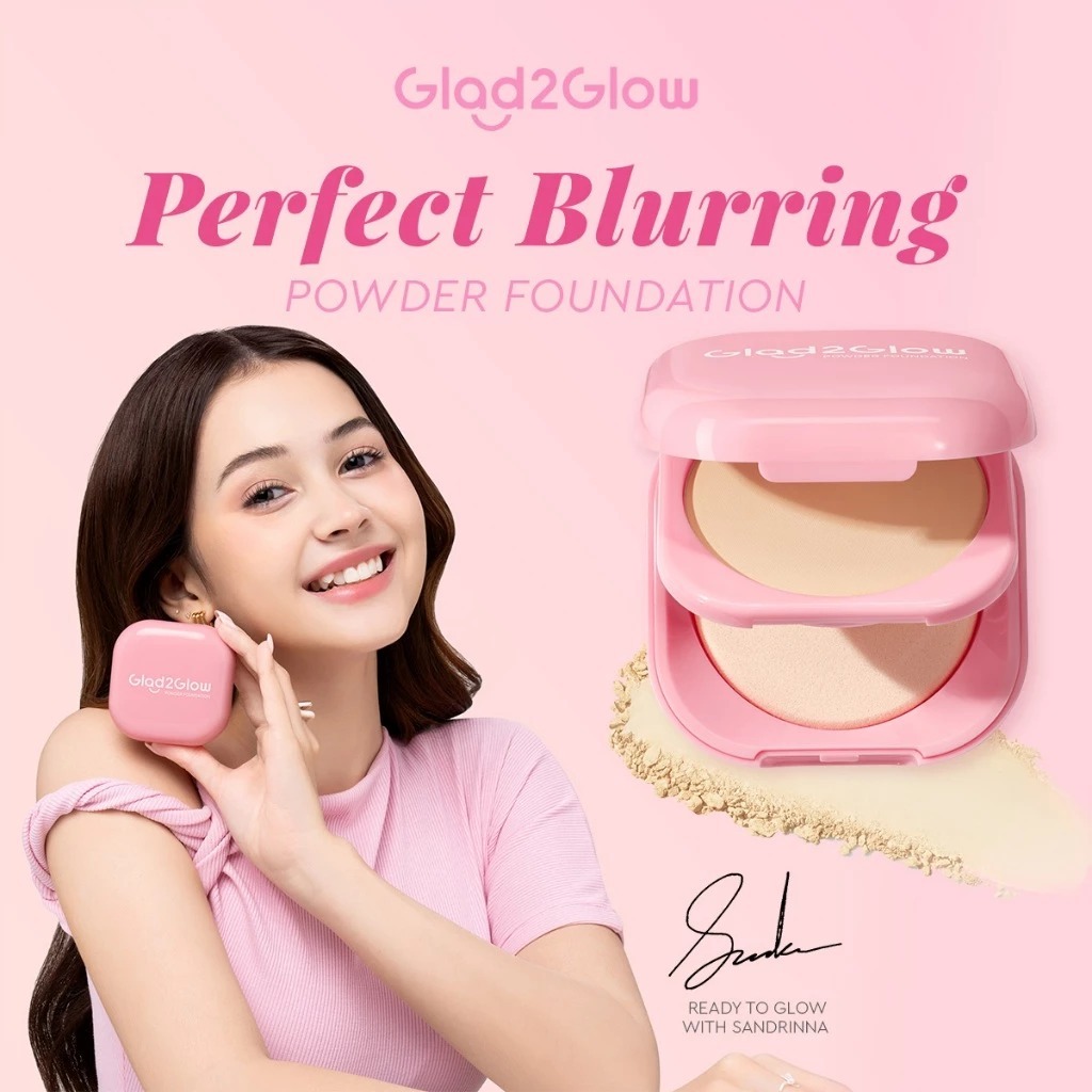 Glad2Glow Perfect Blurring Poeder Foundation 02 PRALINE