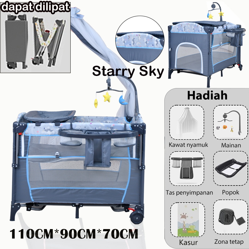 Box Bayi Tempat Tidur Bayi ranjang bayi baby box Bisa dilipat