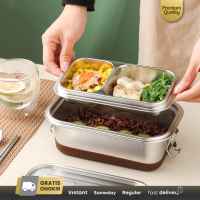 LUNCHBOX BENTO STAINLESS STEEL 2 LAYER BGN-731
