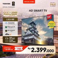 [KHUSUS ONLINE] Toshiba TV 32″ HD Smart TV - Regza AI Sound Netflix Disney+ Youtube Dolby Audio Screen Sharing HDMI Digital - 32E31RP