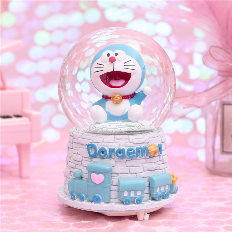 Bola Salju Doraemon (Light + Auto Snow) / Snow Ball Doraemon / Doraemon Musical Crystal Ball Snowball / Bola Kristal Musik Doraemon / Bola Salju Kristal Doraemon / Doraemon Crystal Snowball