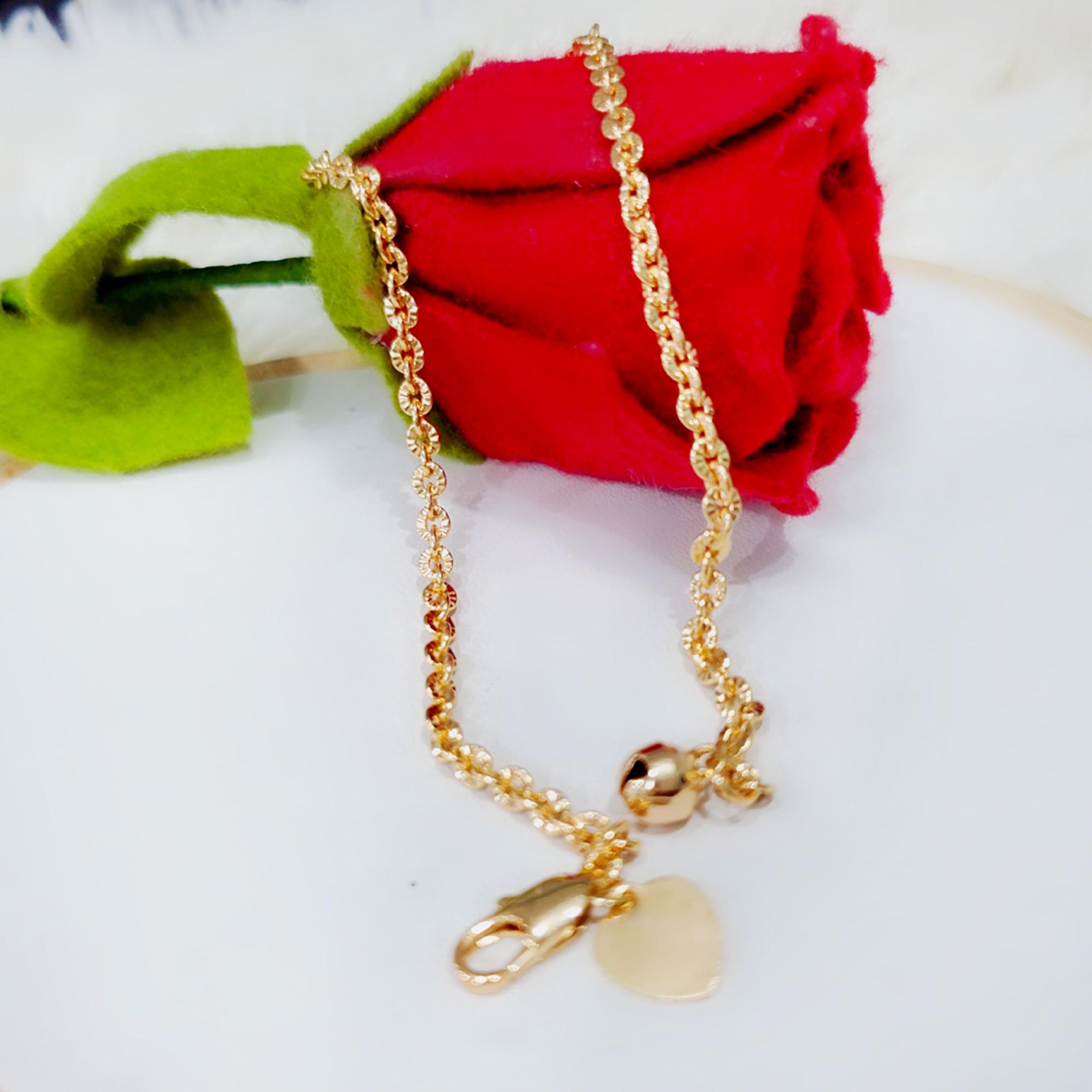 Gelang Kaki Nuri Cantik Perhiasan Wanita Warna Gold 03 gelang kaki nuri cantik perhiasan wanita warna gold 03