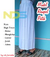 ROK REMPEL PANJANG SEKOLAH SMP SMA ABU BIRU HITAM PUTIH COKLAT PRAMUKA