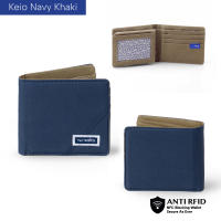 Wallts Dompet Lipat Kanvas Pria Anti Air - Keio Polos