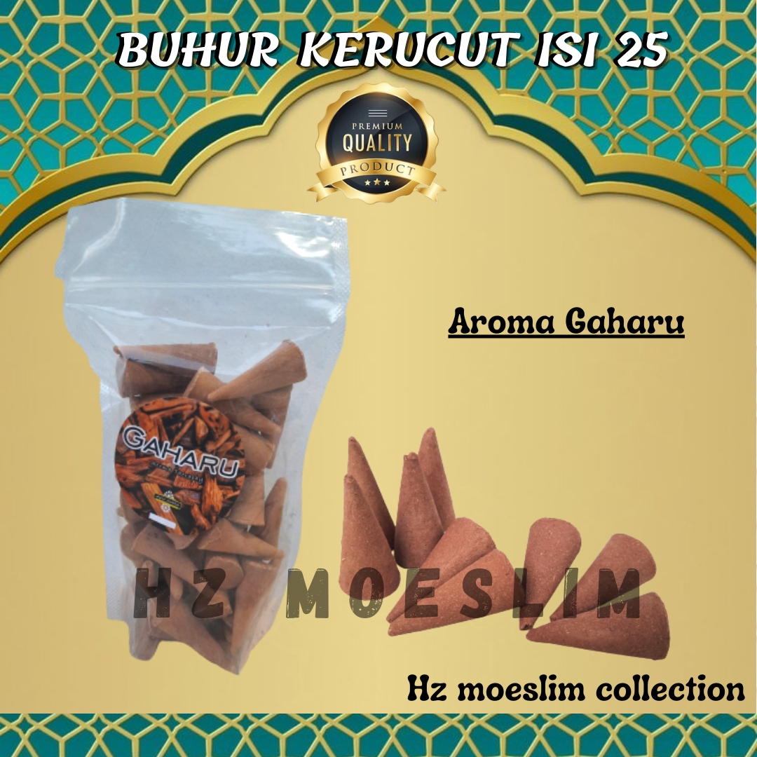 Buhur Aroma Gaharu Isi 50 Bakhor Kerucut Dupa Arab Dupa Gahru Kerucut Pengharum Ruangan