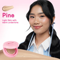Glowsophy Cover Glow Serum Cushion Long Lasting All Day - Healthy Glow Finish Cushion Ringan dengan Medium Coverage Menyamarkan Pori-Pori dan Garis Halus Cushion Kulit Asia Foundation Waterproof Make Up Setting Hasil Akhir Glowing Tekstur Ringan