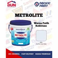 Cat Tembok Interior Plafond Metrolite Acrylic Emulsion Paint uk. 16 Liter warna Putih 000 (putih kebiruan)