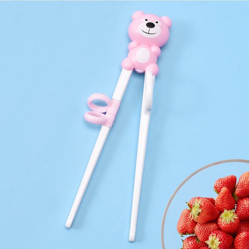 (CJ008) SET SUMPIT MAKAN ANAK BAHAN PLASTIK MOTIF BEAR