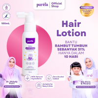 [Official] Purela Baby Hair Lotion - Dengan Argan Oil Candlenut dan Gingseng Melebatkan dan Menutrisi Rambut Sepanjang Hari untuk Bayi dan Anak - Natural Organic
