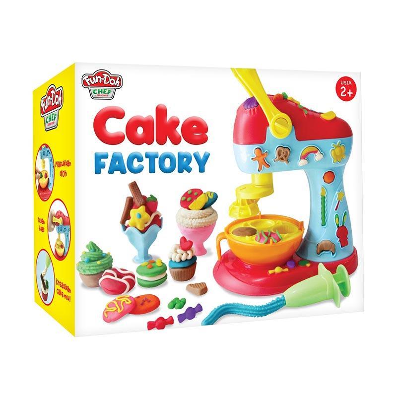Mainan Lilin Fun Doh Cake Factory Fun Doh Cake Factory / Mainan Anak Perempuan Fundoh / Mainan Lilin Playset / Lilin Mainan