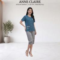 ANNE CLAIRE | BD Lengan Pendek - Celana 3/4 Sontog All size 7/8 Baju Tidur Wanita Babydoll Mamasize