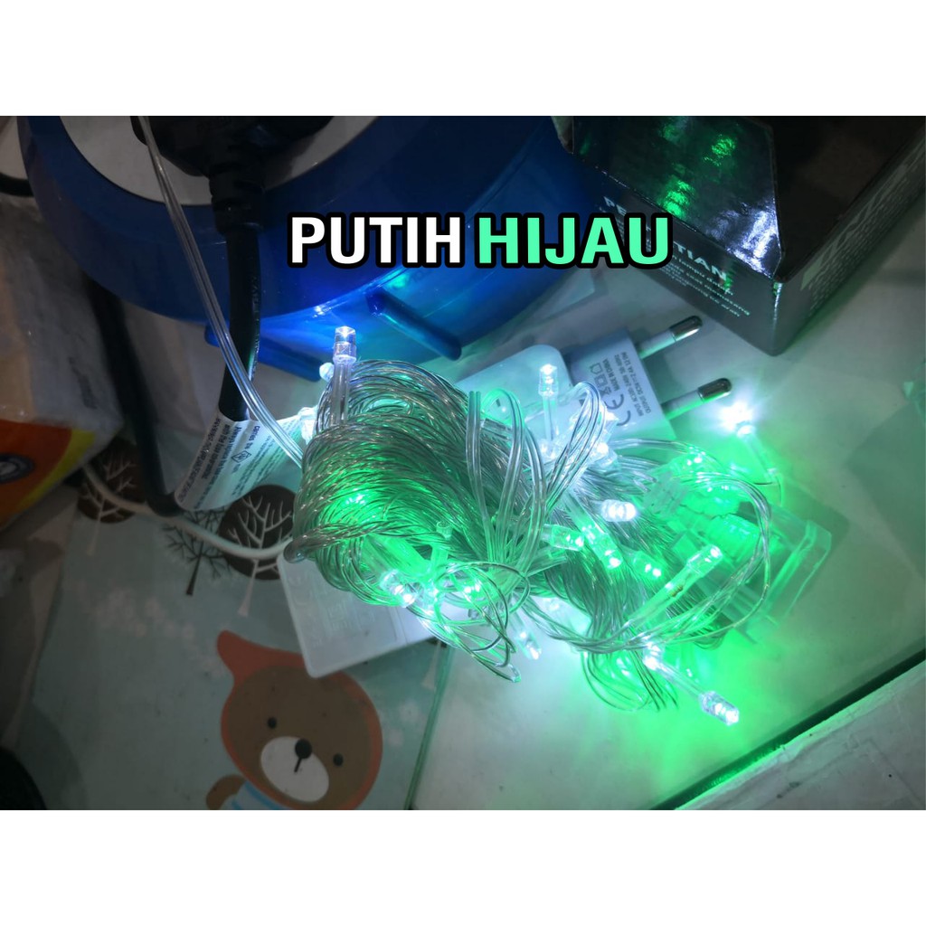 Bestpriceshop Lampu Natal Rainbow 100 LED 10 Meter Packing Box