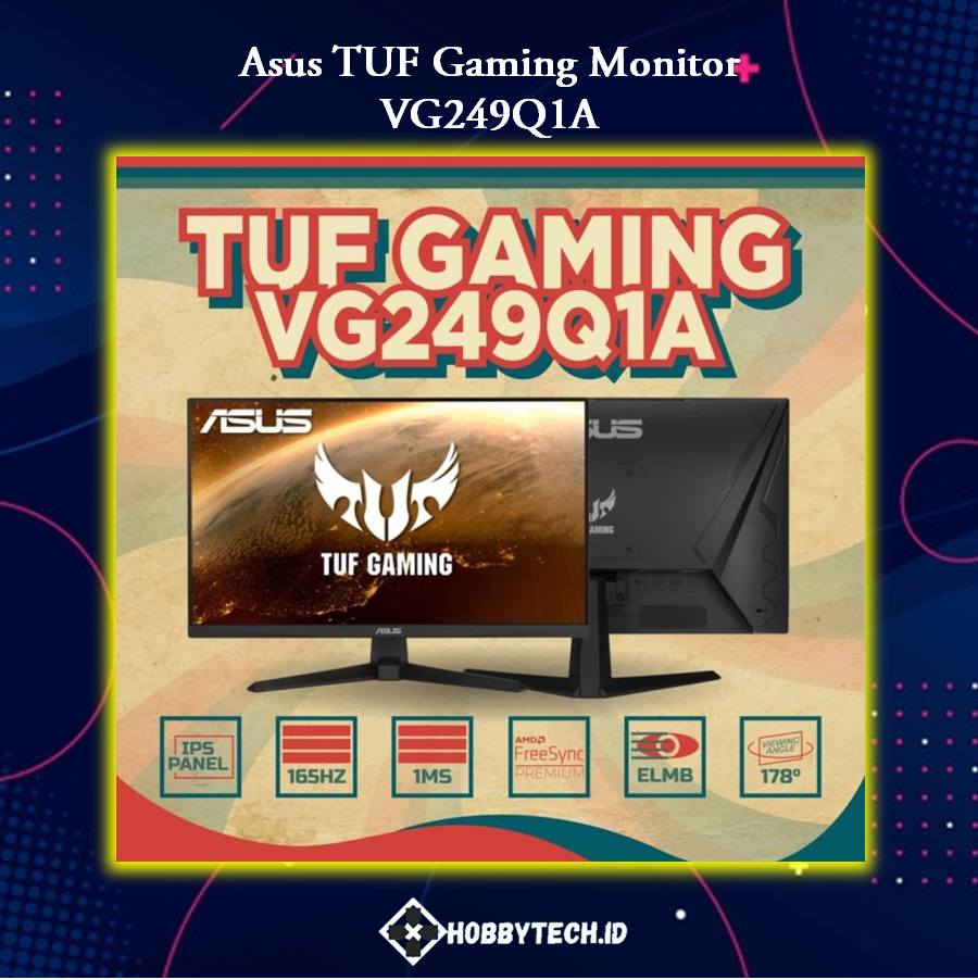 ASUS TUF GAMING VG249Q1A 165Hz FreeSync 1ms Gaming Monitor