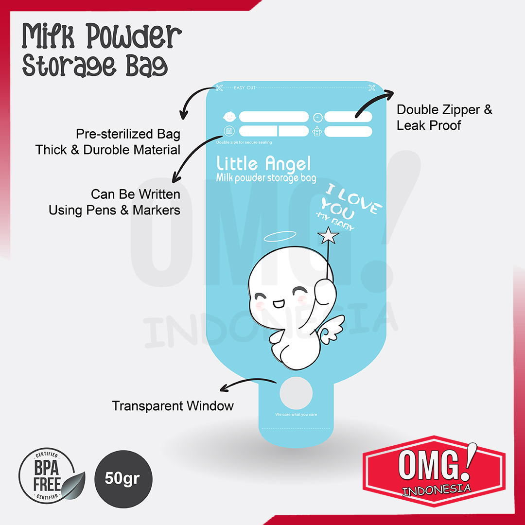 KANTONG SUSU BUBUK BAYI SUFOR PLASTIK SUSU FORMULA BABY MILK POWDER Storage Bag ORI ASI 30pcs