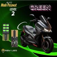 ARSYLED Blitz Mode Pesawat Lampu Plat Nomor Motor Nmax Turbo Neo Aerox Beat Vario old LEVEL 2