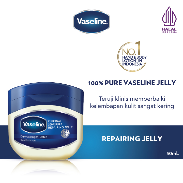 Vaseline Repairing Petroleum Jelly Original 50ml