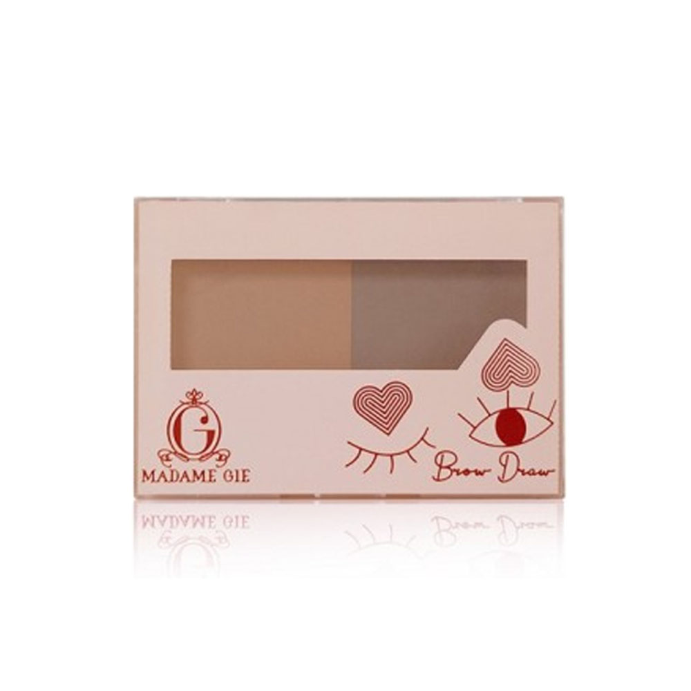 Madame Gie Brow Draw Kit Eyebrow 2.5 g - Pallete Alis Tersedia 01, 02,03, 04