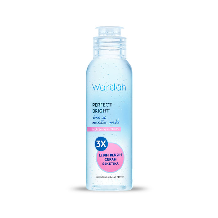 Wardah Perfect Bright Tone Up Micellar Water 100 ml / Pembersih Wajah Micellar
