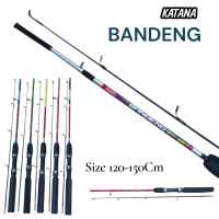 Joran Pancing Sambung dua Katana Bandeng 120-150 Fiber Solid Terbaru  Kuat dan ringan