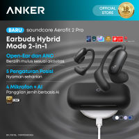 Anker soundcore AeroFit 2 Pro  Headphones with 2 Wearing Modes 2-in-1 Open-Ear Headphones & Semi-In-Ear ANC 3.0 Bluetooth 6.1 Hi-Res LDAC Spatial Audio AI Calls IP55 34h Playtime - A3875