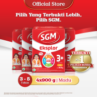 [Paket isi 4] SGM Eksplor 3+ dengan IronC Susu Bubuk Rasa Madu 900gr