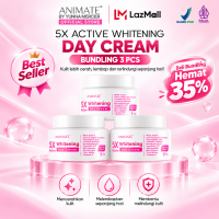 Bundling 3 Pcs Animate 5x Active Whitening Day Cream 10 gr