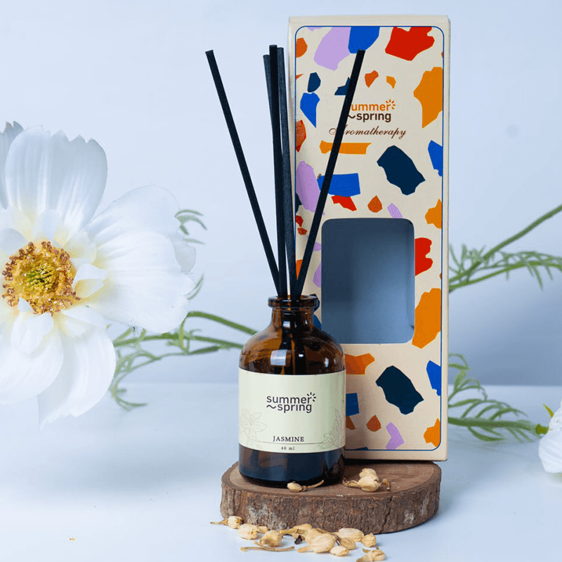 Pengharum Ruangan / Reed Diffuser Teh Melati Ayu / Pengharum Toilet / Aromatheraphy / Nusantara Series 40ml