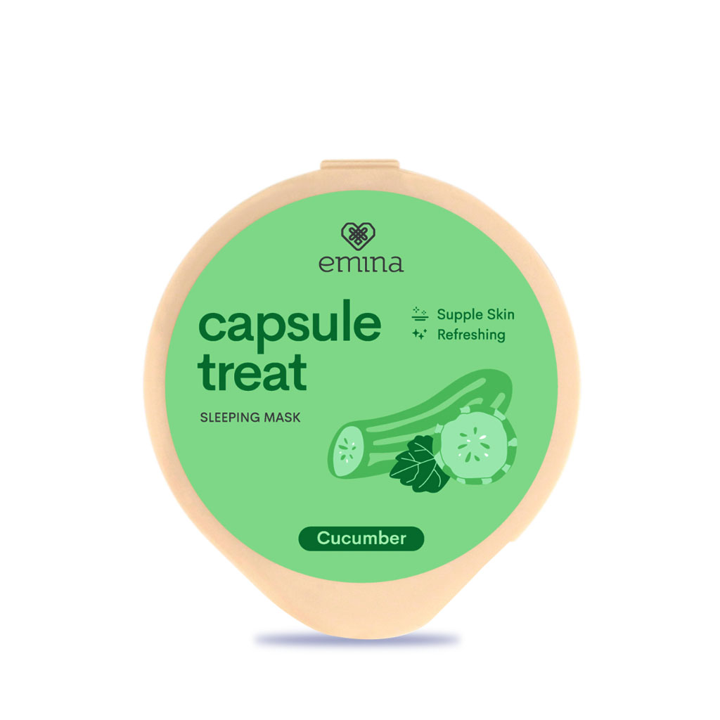 Emina Capsule Treat Sleeping Mask - Cucumber 10 ml