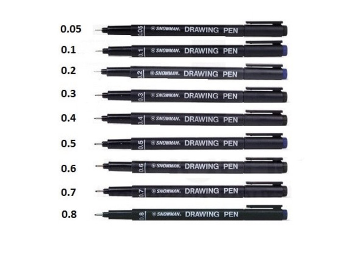 Snowman Drawing Pen FT 700