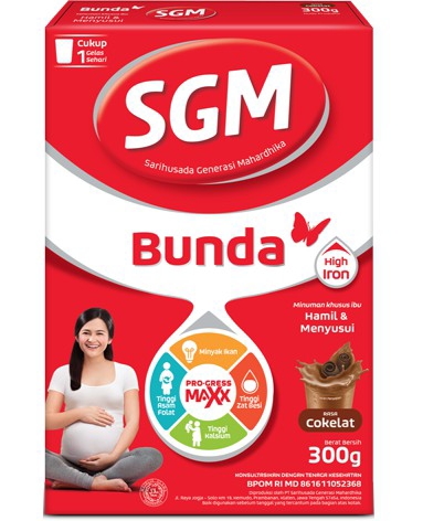 Susu SGM Bunda Cokelat 300 GRAM / Susu Ibu Hamil / Susu Bubuk / Susu UHT / SUSU HAMIL DAN MENYUSUI / SUSU SGM BUNDA COKELAT / SUSU SGM BUNDA 300 GRAM / SUSU SGM BUNDA / SUSU SGM BUNDA 300 GRAM / SUSU IBU HAMIL DAN MENYUSUI