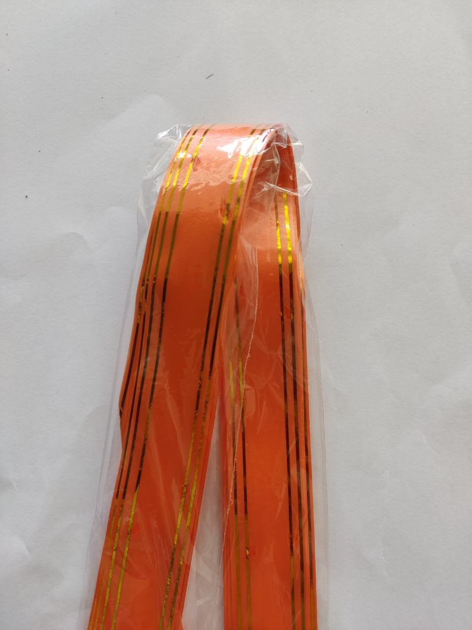 Pita Serut 32 mm List EMAS isi 10 pc / Pita Tarik BESAR / Hiasan Parcel Idul Fitri Lebaran