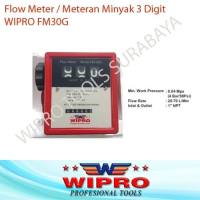 Flow Meter Meteran Minyak Solar 3 Digit WIPRO FM30G