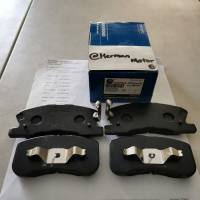 Kampas rem depan Brake Pad Akebono Original AN-496WKI Toyota Daihatsu Agya Ayla 1.0cc matic - New Agya ayla 1.2cc AT/MT - Datsun Go / Go+