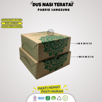 Dus Nasi 18x18 Box Nasi Kotak 18x18 (Isi 25 Pcs-B4K39)