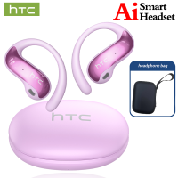 HTC NE19 Headset terjemahan pintar AI Wireless Bluetooth Headset V6.0 OWS TWS Open Ear earphone tws earhook dapat menerjemahkan 134 bahasa headset olahraga IPX5 HIFI