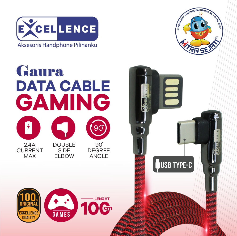 Kabel Data Gaming Excellence Gaura Lightning - 1KUAIP6GGGAUE