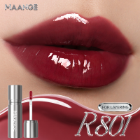 MAANGE Satin Glow Lip Tint Natural Transferproof Hydrating Lip Glossy Finish Tahan 24 Jam MG-L02