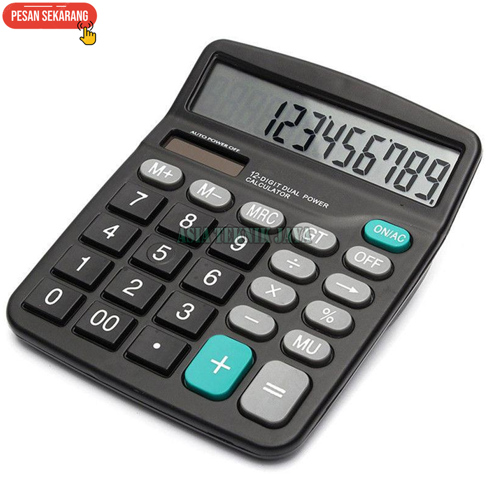 TERBARU Kalkulator Dagang Ukuran Besar FK837/12 Digit 112 STEP CHECK BIG DISPLAY Kalkulator Fukuta