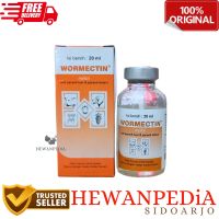 WORMECTIN 20 ml - Obat Kutu Skabies Gudik Cacing Parasit Anjing Kucing Kelinci Sapi Kambing Domba