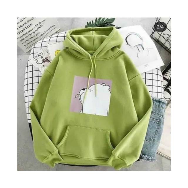 Baju Muslim Modern CUTE HOODIE SWEATER 