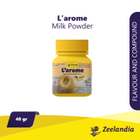 ZEELANDIA - LAROME VANILLA MILK POWDER 40GR - PERISA PEWARNA DAN AROMA VANILLA SUSU